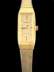 Pulsar Y434 5000 Gold Tone Base Metal Bezel Stainless Steel Quartz Watch Vintage. Fixed Price $99.50.