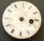 Antique Unsigned Verge Pocket Watch Movement Parts Good Balance 33.9MM. Fixed Price $129.95.
