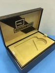 Luxury Big Brown Leather Arnex Pocket Watch Case Loose Jewelry Trinket Box 7". Fixed Price $39.99.