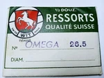 Omega 26.5 Watch Mainspring Part Swiss Nos. Fixed Price $22.00.