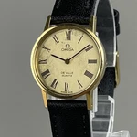 Omega De Ville Vintage Ladies Watch Quartz New Battery Leather Band 591.0044. Fixed Price $155.00.
