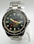 Croton 200M Swiss Quartz Diver Watch Black Dial Date Working Stainless Steel. Fixed Price $359.00.