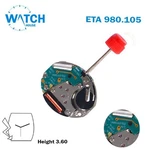 Eta 980.105 Swiss Quartz Movement, 3-HAND X 6 Ligne, Replacement For. Fixed Price $34.98.