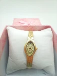 Near Mint Vintage Westclox Oval Diamond Ladies Quartz Watch Gold Tone LTX194. Fixed Price $69.99.