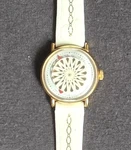 Rare New Old White Ernest Borel Kaleidoscope Cocktail Watch / Swiss Made Women's. Fixed Price $244.00.