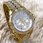 Bulova Octava Quartz 41.5MM Crystal White Dial Gold-tone Men's Watch 98C126. Fixed Price $180.00.