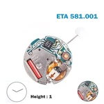Eta 581.001 Swiss Made Quartz Movement-height 1- Small Sec-without Disk.. Fixed Price $93.50.
