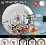 Movement Automatic Eta 2824-2 Top Grade, Triovis Regulating, 5 Date Variation. Fixed Price $319.00.