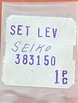 Genuine Seiko Setting Lever Detent For 383150. Fixed Price $15.00.