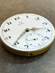 Antique Omega Cal 19LB Pocket Watch Movement Repair. Fixed Price $175.00.