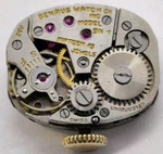 Vintage Benrus Model BN1 15 Jewel Watch Movement Runs For Repair. Fixed Price $18.00.