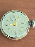 Vintage Ladies Bulova Wrist Watch Movement, Cal. 6CD, Keeping Time, 17 Jewel. Fixed Price $55.00.