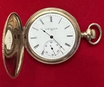 Elgin 16S Hunter Pocket Watch C.1903 Fahys Montauk 20-YEAR Gold-filled Case. Fixed Price $266.75.