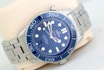 Omega Seamaster 42MM (2025) Blue Ceramic Bezel Co-axial Automatic Watch. Fixed Price $5530.29.