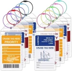 12 Pack Cruise Luggage Holder, Carnival Tags, Ship. Fixed Price $15.97.