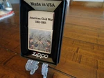 American Civil War 1861-1865 Soldiers Fighting Zippo Lighter Mint Box. Fixed Price $29.95.