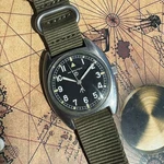 Hamilton W10 Cal . 649 British Army 1975 Military Black Dial Vintage Watch. Fixed Price $1199.00.