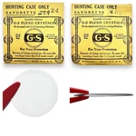 Hunting Case Pocket Watch Crystal X 1 G-s Savonette Lentille 27.9 To 44.7 Read!. Fixed Price $10.99.