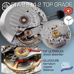 Movement Automatic Eta 2824-2 Top Grade, Triovis Reg. No Date System. Fixed Price $299.00.