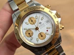 Zodiac Red Dot Chronograph Automatic Gold Date Men's Watch Vintage 40MM. Fixed Price $828.00.