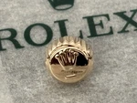 Genuine Rolex 24-600-8 Yellow Gold Crown 6MM Good Condition Threads Has 1 Turn. Fixed Price $178.00.