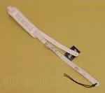 922-0026-000 Gretsch Cowboy Vintage Tooled Leather Guitar Strap White W/jewels. Fixed Price $74.00.