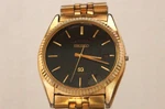 Classic Seiko Quartz Sq Day Date Men's Watch - Gold Tone Japan 5Y23 8C9L. Fixed Price $100.00.
