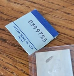 Genuine Seiko 6530A, 6531A, 6532A Case Clamp (1) Watch Part # 397755 Nos (G5D12). Fixed Price $13.49.