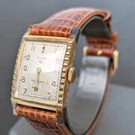 Elgin 673 Men's Mechanical Watch 1952 10K Rgp Gold 17J Tank Working. Fixed Price $95.00.