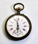 Circa 1890'S Antique Phenix Watch Co. .800 Fine Silver Pocket 48MM Dnr. Fixed Price $225.00.