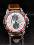 Alba Seiko VD57-X056 5N1818 Men Chronograph Watch Brown Barton Strap Free Case. Fixed Price $99.99.