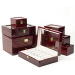 Wooden Watch Box Eco-friendly Storage Case With 1/2/3/5/6/10/12 Slots. Fixed Price $37.50.