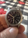 Hamilton MIL-W-46374B 1982 H3 Vintage Military Field Watch And Strap. Fixed Price $399.99.