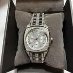 Bulova Men's Swarovky Collection Phantom Pav Dial 40MM Watch 96C002 New. Fixed Price $181.11.