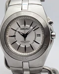 Seiko Arctura Kinetic White Dial Sapphire 5M62-0AL0 New Capacitor. Fixed Price $199.99.