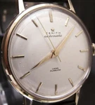 Vintage Solid Gold Zenith Cal 133.8 Bumper Automatic Watch Great Dial Working. Fixed Price $1995.00.