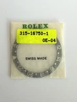 Rolex Bezel Insert 315-16750-1 Black Silver Authentic Original. Fixed Price $361.30.
