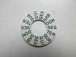 Esa Cal. 9181 Day Disk White Portuguese Pos. 3 Swiss Watch Part. Fixed Price $16.99.