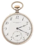 Patek Philippe Pocket Watch - & Cei Signed Dial Movement In Vgc. Fixed Price $4416.29.