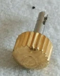 Omega Water Resistant Crown, Gold Plated, Part Number 43242. Fixed Price $39.88.
