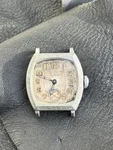 Elgin Vintage 1929 Deco Watch Engraved Silver Tone Case Antique Parts Repair. Fixed Price $64.49.