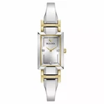 Bulova Classic Diamond Two-tone Stainless Steel Quartz Ladies Watch 98P229. Fixed Price $99.95.
