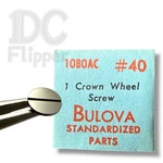 Bulova 10BOAC Crown Wheel Screw #40 10BP Fits Multiple, Read List!. Fixed Price $10.99.