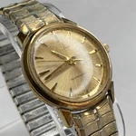 Vintage Bulova 11 Alac Men's Automatic Watch Sunburst Dial 17J Gold - Works. Fixed Price $129.00.