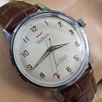 Vintage Waltham Men's Manual Wind Watch Concentric-pattern Dial 1960S. Fixed Price $297.00.