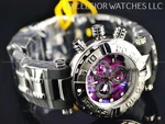 New Invicta Men's 47MM Subaqua Noma Swiss Chrono Purple Abalone Watch. Fixed Price $249.99.