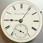 * 1892 18S Hampden Gladiator 3 9J Of Ls Pocket Watch Movement Parts P11. Fixed Price $44.99.