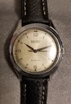 Gruen Precision 17J Automatic 550SS Sunburst Dial 35MM Men's 1950'S Swiss Works. Fixed Price $119.99.