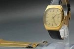 Vintage Mint Omega De Ville CAL.1342 Gold 34MM Push Crown Men Qz Watch U590. Fixed Price $339.99.