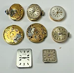 Group Of Vintage Wristwatch Movements Lucien Piccard, Baume & Mercier, Ullmann. Fixed Price $29.95.